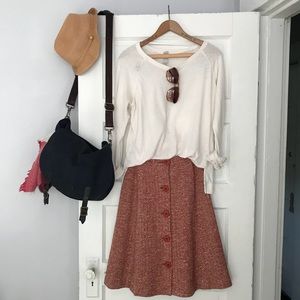 Vintage High Waisted Skirt